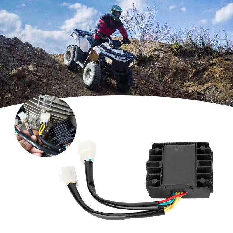 DC12V 6 سلك منظم جهد دراجة نارية معدل لدراجات 50 125 150 200 250cc سكوتر ATV جولف كارت - Image 5