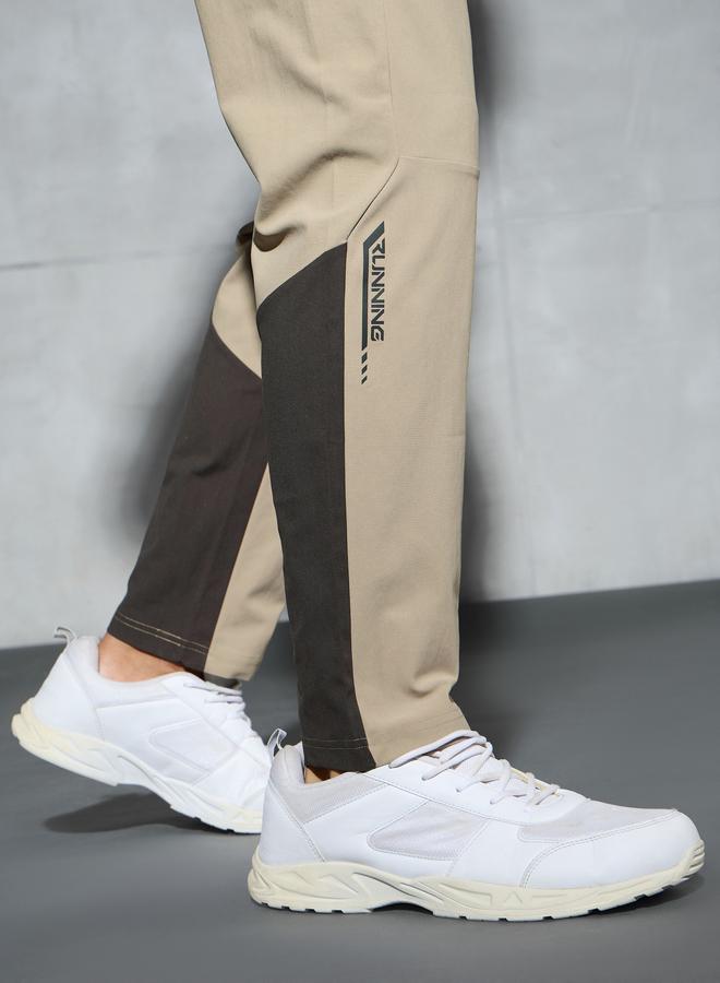 تكنوسبورت بنطلون رياضي تكنوسبورت بقماش مطاطي بألواح متباينة - Image 4