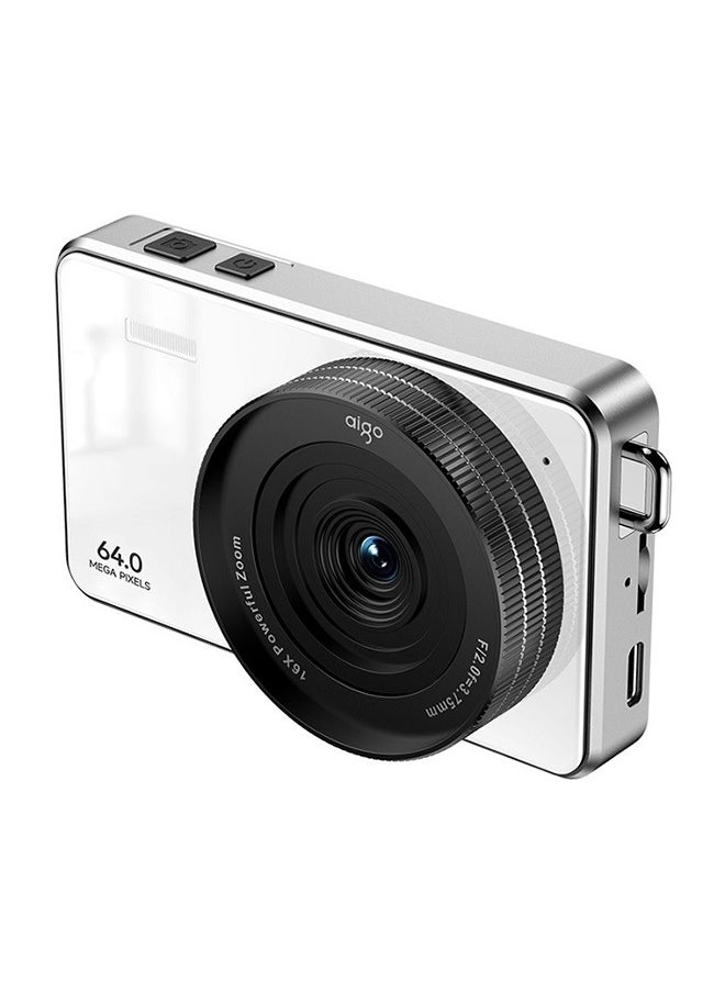 aigo aigo/Patriot E8 micro single 128G atmosphere digital camera student selfie campus portable dual camera  - Image 1