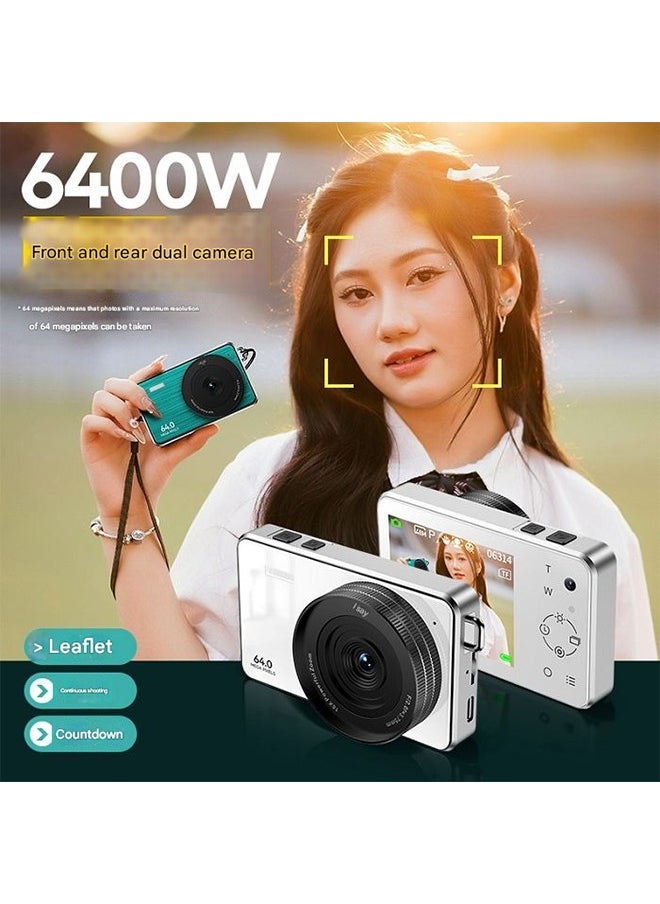 aigo aigo/Patriot E8 micro single 128G atmosphere digital camera student selfie campus portable dual camera  - Image 2