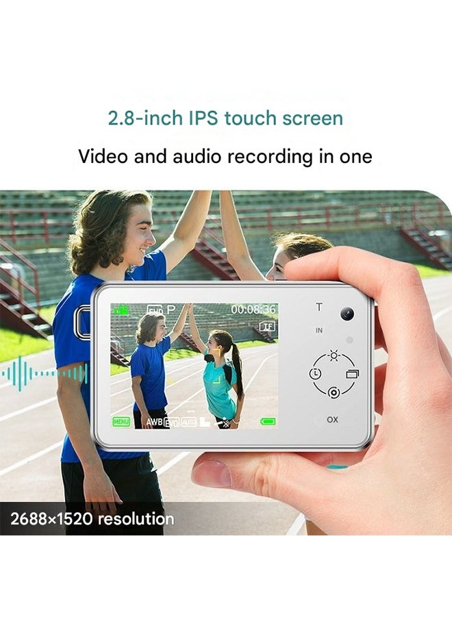 aigo aigo/Patriot E8 micro single 128G atmosphere digital camera student selfie campus portable dual camera  - Image 3
