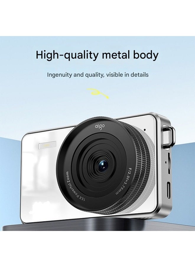 aigo aigo/Patriot E8 micro single 128G atmosphere digital camera student selfie campus portable dual camera  - Image 5