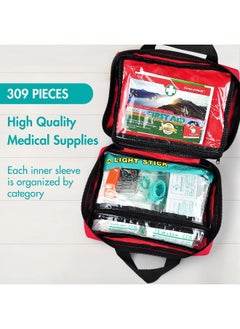 General Medi General Medi First Aid Kit - 309 Pieces - Reflective Bag Design  - Image 3