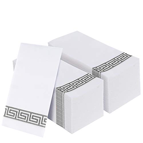 Vplus 200 PACK Guest Towels Disposable Bathroom Decorative Bathroom Napkins Soft and Absorbent Disposable Dinner Napkin Cloth Like for Kitchen Weddings Thanksgiving Christmas Party - Image 2