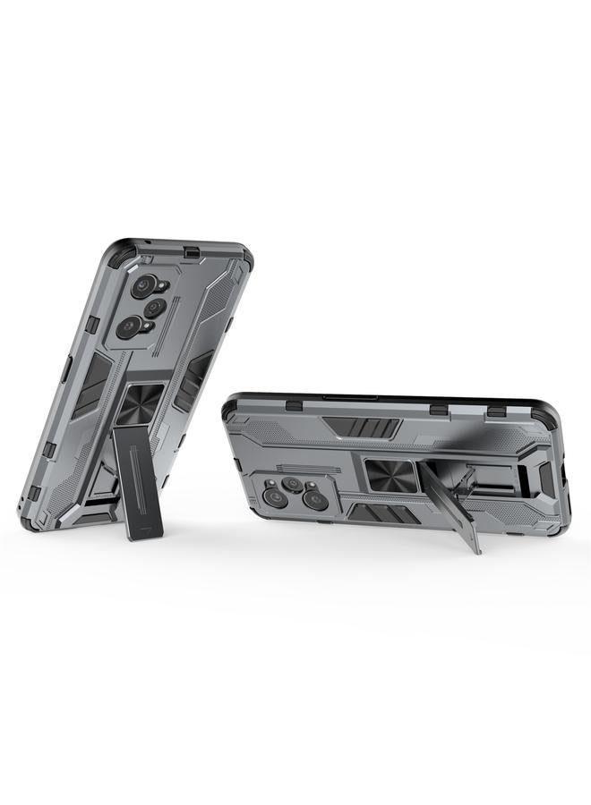 اس-توب جراب لهاتف OPPO Realme GT Neo2 5G Supersonic PC + جراب هاتف مقاوم للصدمات من مادة TPU مع حامل - Image 3