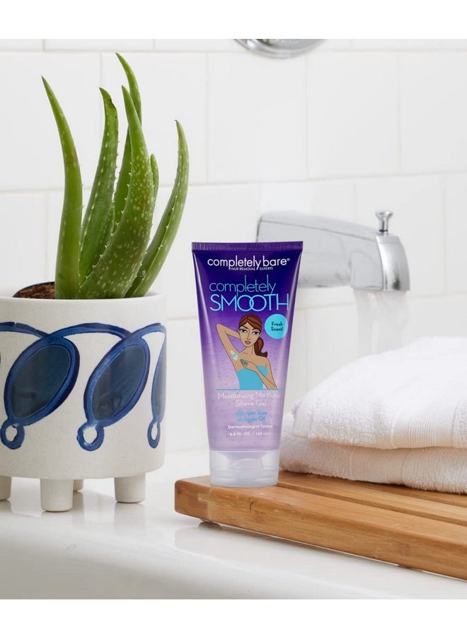 Completely Bare Ompletely Bare Completely Smooth Moisturizing Nobump Shave Gel Hydrating Aloe Vera & Jojoba Oil  - Image 3