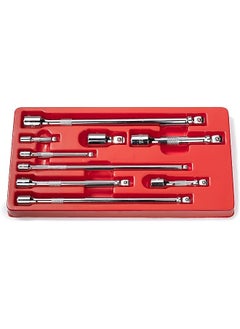 Neiko 00249A Wobble Extension Bar Set | 9 Piece 1/4”, 3/8”, 1/2” Drives Cr-V Steel  - Image 1