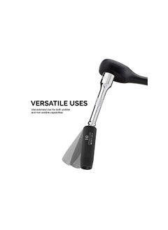 Neiko 00249A Wobble Extension Bar Set | 9 Piece 1/4”, 3/8”, 1/2” Drives Cr-V Steel  - Image 4