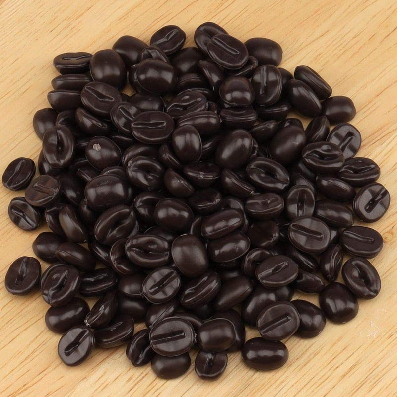 Gresorth 100pcs Artificial Coffee Beans Fake Vegetable Realistic Home Kitchen Table Cabinet Shop Market Food Toy Show Model - Image 2
