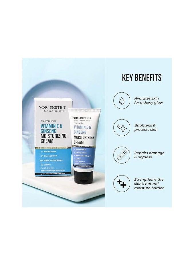 دي آر. شيث'س كريم مرطب للوجه بفيتامين E والجينسنغ من دكتور شيث 50 جرام - Image 2