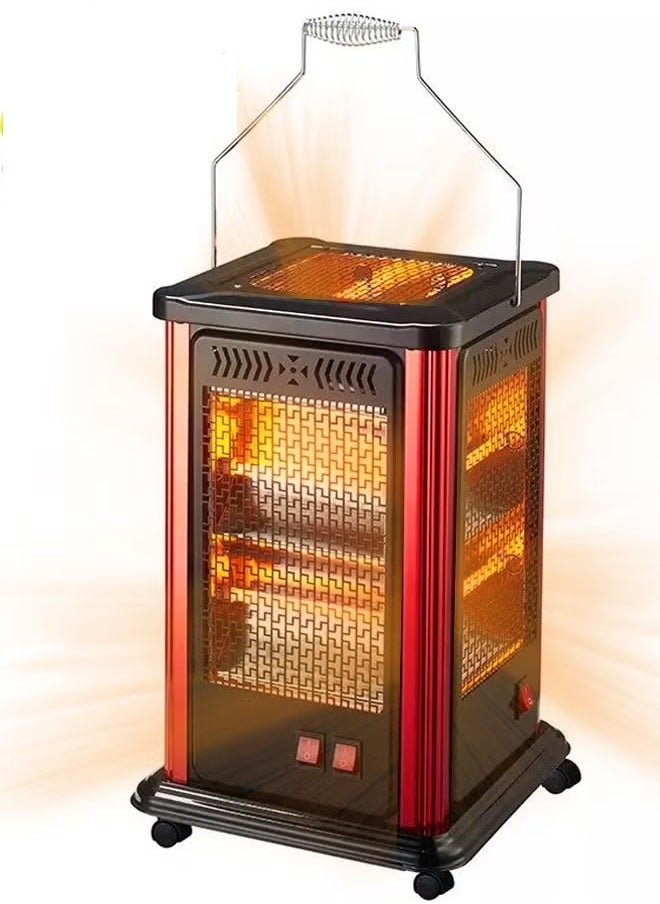 TOSCANA U - Electric quartz heater and space heater, 2000 watts, 5 heating directions and automatic shut-off - Image 1