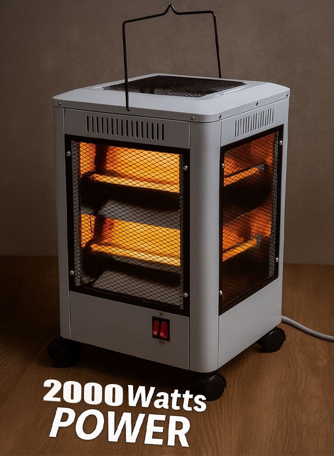 TOSCANA U Electric heater and space heater, 2000 watts, 5 heating directions and automatic shut-off - Image 3