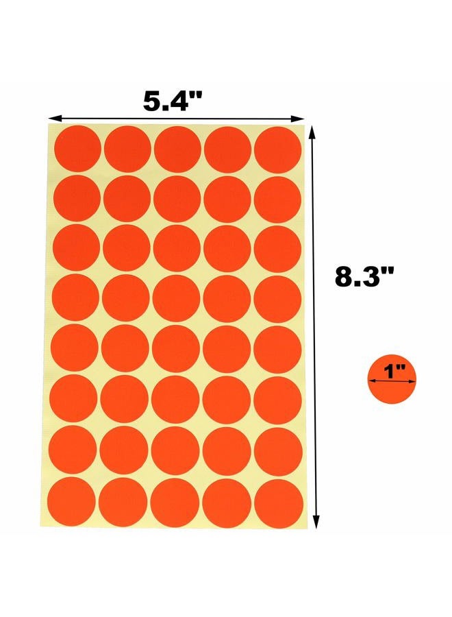 GZDEMYYXGS N/A 1600 Dots 1" Round Color Coding Labels Circle Dot Stickers,20 Colors Neon Color Coded Stickers Color-Coding Labels Label Circle Stickers,Print or Write for Office, Classroom. - Image 3