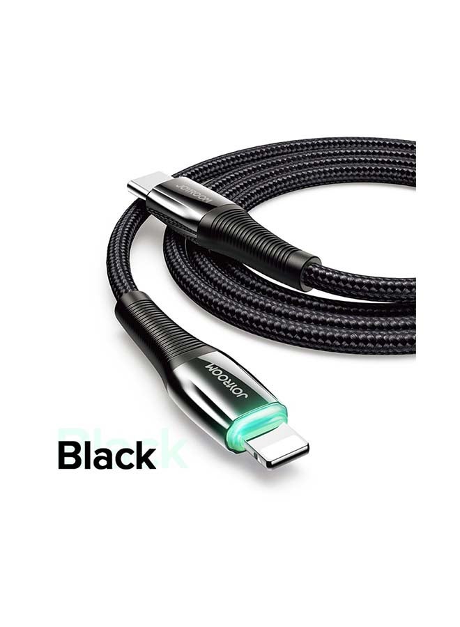 NIBEMINENT Joyroom Combo 45W Fast Dual Port Type-C & USB Car Charger With Type C To Lightning PD Charging Cable Black - Image 3