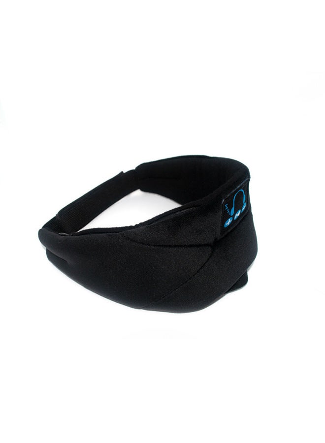 5.0 Wireless Bluetooth Eye Mask Without Ear Pressure Music Call Headset Sleep Eye Mask-Color:YR-02 Leopard Print - Image 3