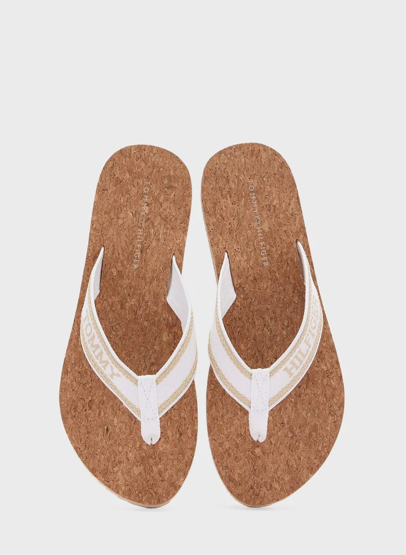 TOMMY HILFIGER Cork Beach Flat Sandals