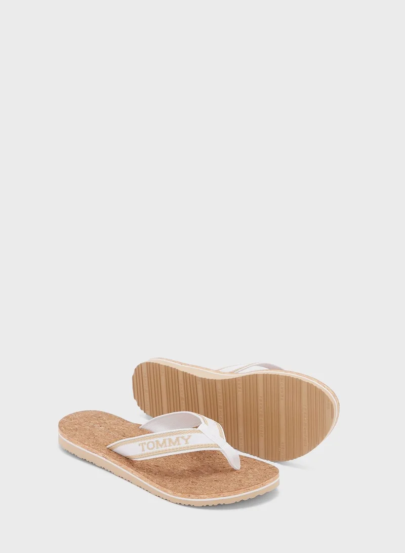 TOMMY HILFIGER Cork Beach Flat Sandals