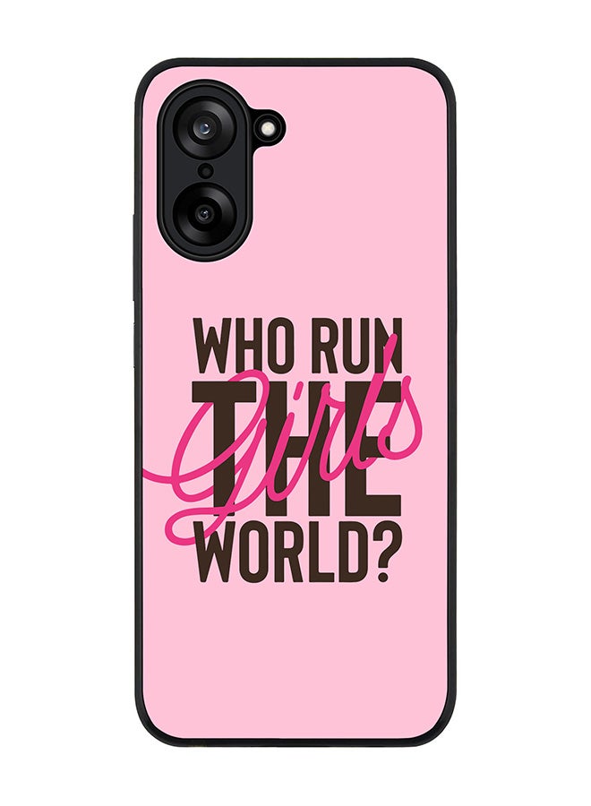 Stylizedd For OnePlus Nord CE5 / Ace 5 Racing Case,Slim fit Camera Protection, Shockproof Thin Phone cover  - Who run the world?
