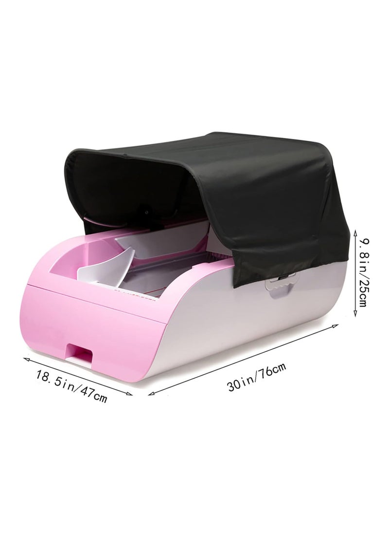 FIPKA - Automatic Litter Box, Self Cleaning Litter Box, Automatic Large Cat Litter Tray with Hood, APP Control Robot Cat Litter Box with Litter Tray Liners, Superior Odor Control Smart Cats Toilet - Image 1