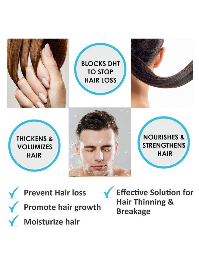 برونيكسا شامبو هيرجينكس برونكسا كلينيكال سترينث لعلاج تساقط الشعر ونمو الشعر وإعادة نموه مع البيوتين والكولاجين وحاصرات ديهدروتستوستيرون للشعر الخفيف، 8 أونصة سائلة. - Image 4