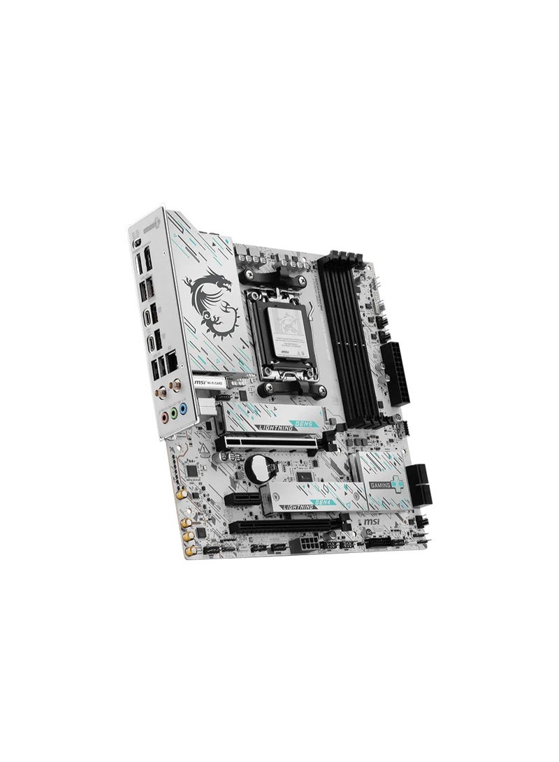 MSI B850M Gaming Plus WiFi AM5 Micro-ATX Motherboard, AMD B850, 4× DDR5 8200+ (256GB Max) EXPO, PCIe 5.0 x16, Dual M.2 NVMe, Wi-Fi 7, 5G LAN, USB Type-C/A, HDMI 2.1, DisplayPort, 7.1 Audio, Gaming-Ready | 911-7E66-001 - Image 4