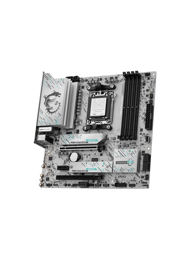 MSI B850M Gaming Plus WiFi AM5 Micro-ATX Motherboard, AMD B850, 4× DDR5 8200+ (256GB Max) EXPO, PCIe 5.0 x16, Dual M.2 NVMe, Wi-Fi 7, 5G LAN, USB Type-C/A, HDMI 2.1, DisplayPort, 7.1 Audio, Gaming-Ready | 911-7E66-001 - Image 3