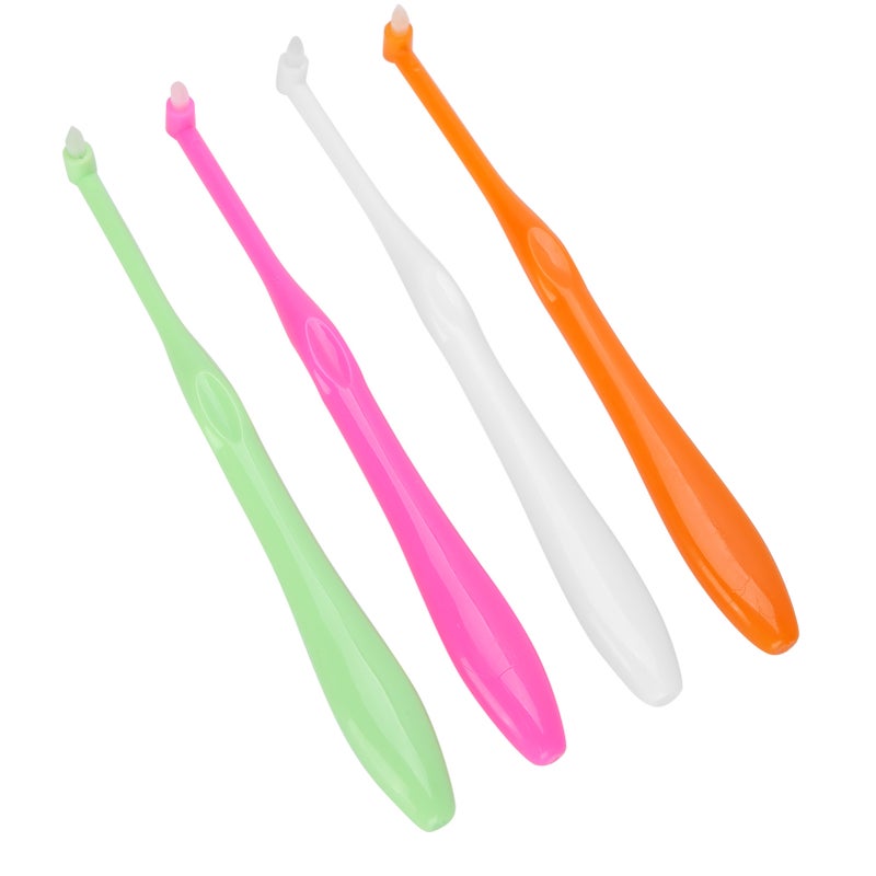 4pcs Orthodontic Dental Toothbrush Soft Small Head Floss Interdental Cleaners Toothbrush - Image 3
