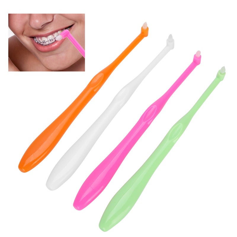4pcs Orthodontic Dental Toothbrush Soft Small Head Floss Interdental Cleaners Toothbrush - Image 5