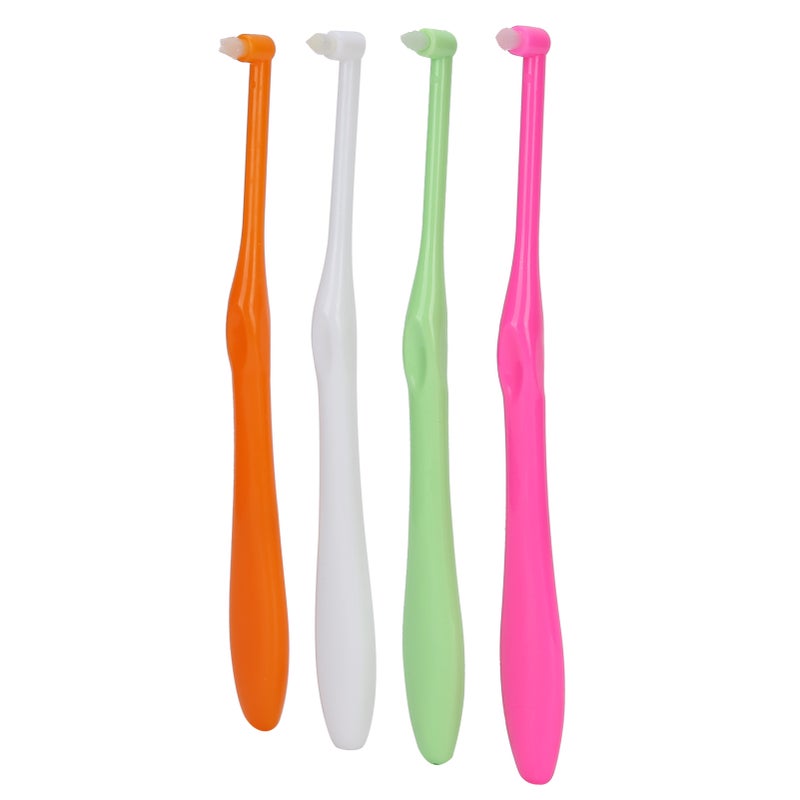 4pcs Orthodontic Dental Toothbrush Soft Small Head Floss Interdental Cleaners Toothbrush - Image 2