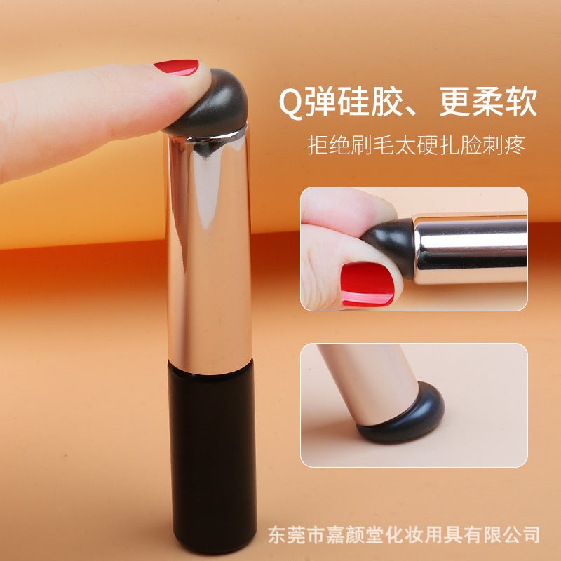 Internet Celebrity Explosive Silicone Cosmetic Brush Silicone Lipstick Brush Q Soft Finger Mini Portable Lip Brush Beauty Tool - Image 4