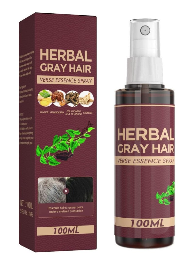 SOUTH MOON Herbal Grey Hair Spray Quick Effect Gentle Natural Herbal Remove Grey Hair Size Bagged - Image 2