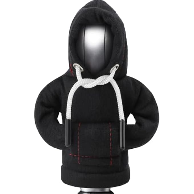 ريحني غطاء ناقل الحركة بغطاء ناقل حركة للسيارة بغطاء ناقل حركة عالمي مطور، غطاء ناقل حركة مضحك بطول 59 بوصة، واقي عصا ناقل حركة السيارة أسود - Image 1