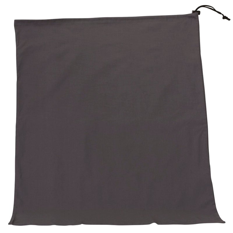 Household Essentials 140-1 Extra Large Natural Cotton Laundry Bag | Heavy Duty Hamper Liner | Grey - Image 5