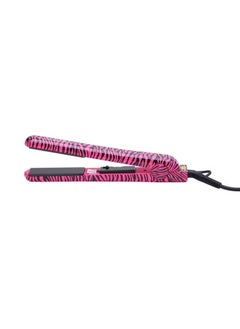 JOSE EBER Wide Ceramic Flat Iron Pink/Black 1.25inch  - Image 1