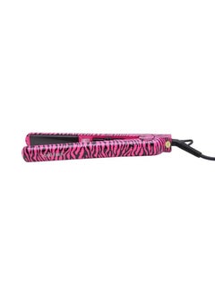 JOSE EBER Wide Ceramic Flat Iron Pink/Black 1.25inch  - Image 2