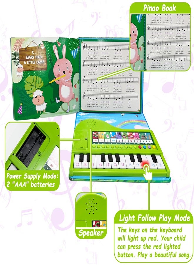 EOOLEOW Kids Piano Book Toys - 20 Keys Kids Keyboard Piano Educational Music Toys, Children Gifts & Toddler Toys for 3 4 5 Year Old Boys and Girls - Image 5