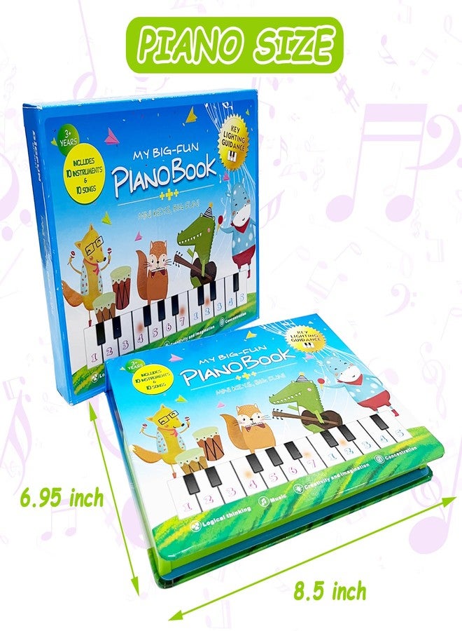 EOOLEOW Kids Piano Book Toys - 20 Keys Kids Keyboard Piano Educational Music Toys, Children Gifts & Toddler Toys for 3 4 5 Year Old Boys and Girls - Image 2