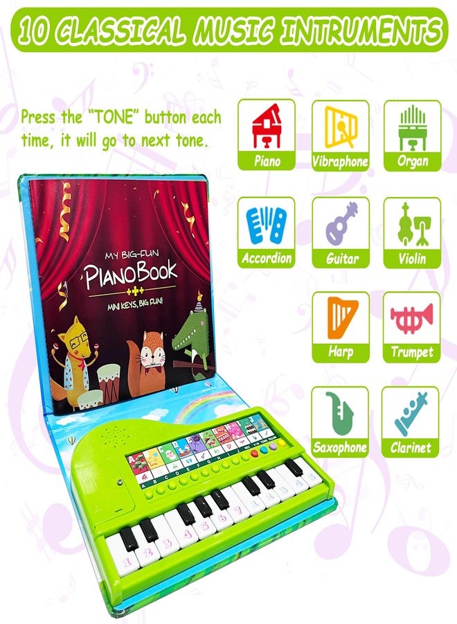 EOOLEOW Kids Piano Book Toys - 20 Keys Kids Keyboard Piano Educational Music Toys, Children Gifts & Toddler Toys for 3 4 5 Year Old Boys and Girls - Image 4