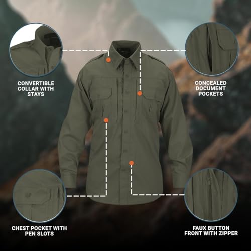 Propper Men's F53125, Olive Green, X-Large Long - Image 4
