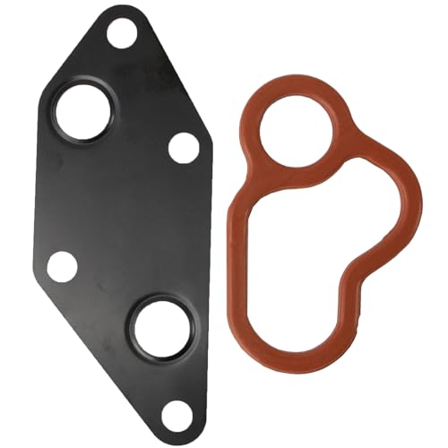 AUPARTIK Engine Oil Cooler Gasket Set with Oring Seal Fit for Nissan Altima 2007-2013 Sentra 2007-2011 Rogue 2008-2018 X-trail 2007-2014 2.5L 21304-JA06A 21304-JA00A - Image 1