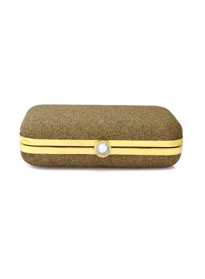 Clutch Purse for Women, Soft & Lightweight Evening Clutch for Weddings, Proms, Cocktail Shiny Bronze - Image 4