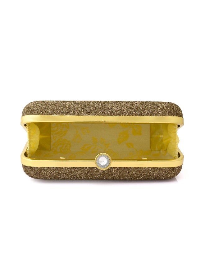 Clutch Purse for Women, Soft & Lightweight Evening Clutch for Weddings, Proms, Cocktail Shiny Bronze - Image 5