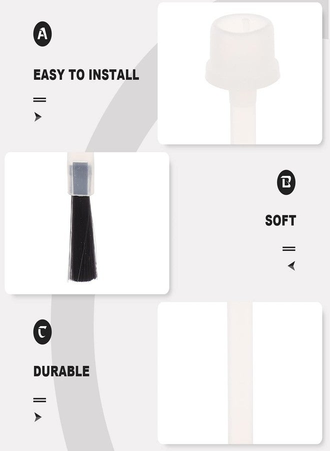 Beaupretty Nail Polish Replacement Brush: 20pcs Replacement Dipping Powder Brushes for Dipping Powder Nail Coat Top Coat Activator - Image 4