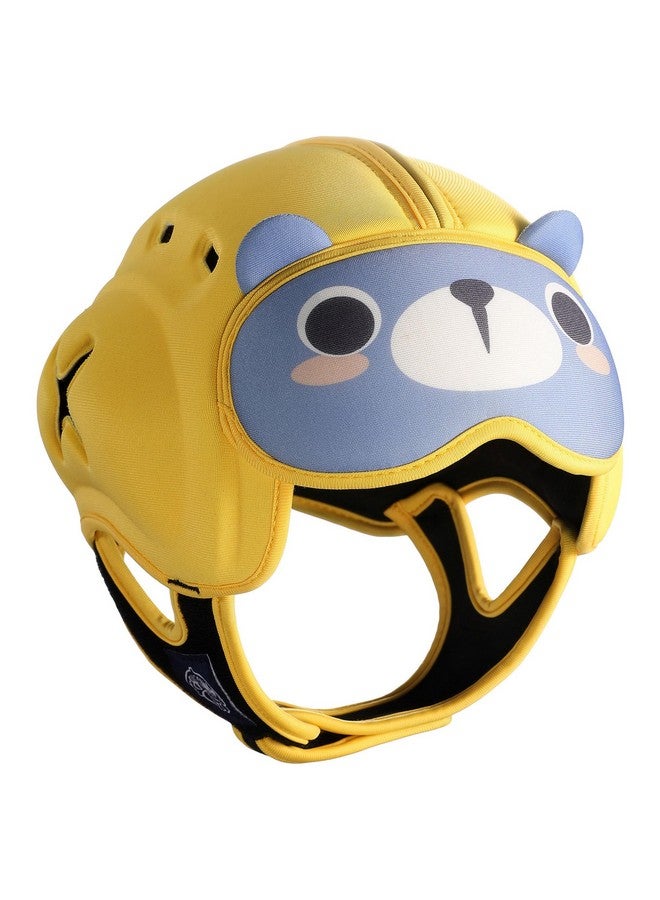 AnjeeIOT Mambobaby Safety Helmet - Breathable Head Protector for Crawling, Walking - Ultra-Lightweight, Soft, Adjustable for Babies 6-24 Months (Yellow) - Image 1