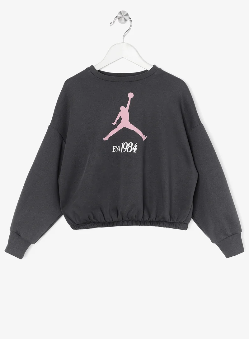 Jordan Jordan Kids Jumpman Club Pleated Fleece Crew
