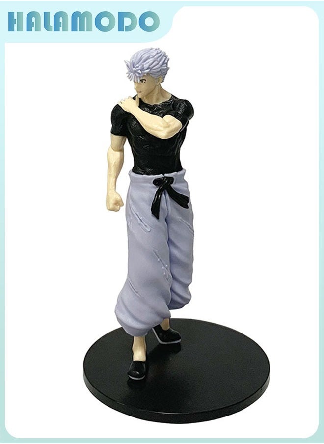 HALAMODO Jujutsu Kaisen Exquisitely Crafted 17.5cm Standing Gojo Satoru in Season 3 Anime Model for Desktop Decoration  - Image 1