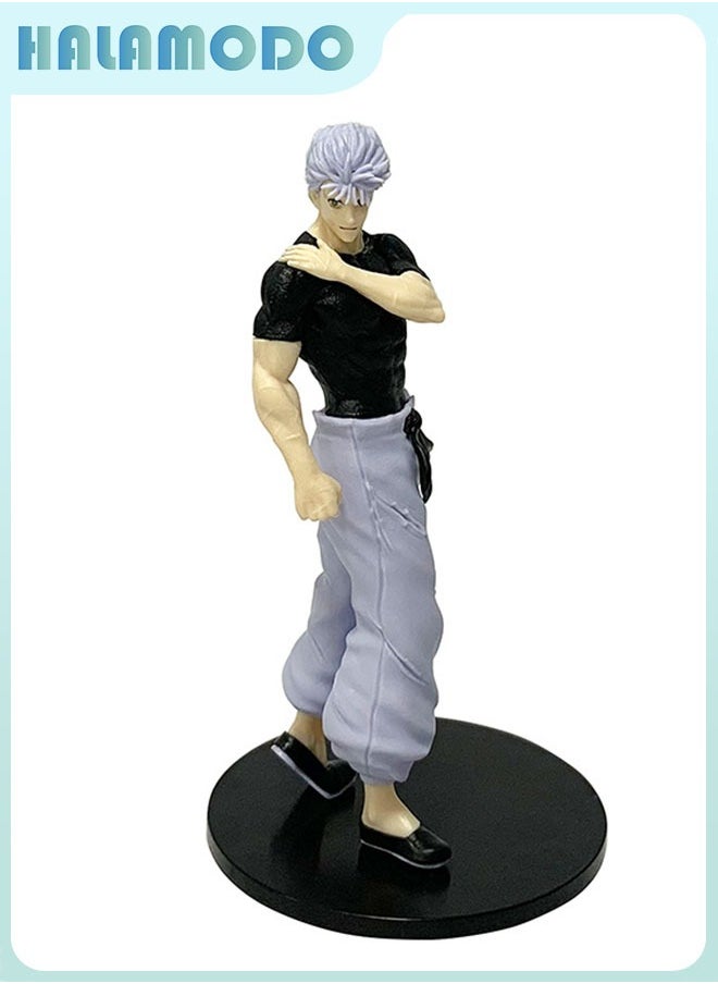 HALAMODO Jujutsu Kaisen Exquisitely Crafted 17.5cm Standing Gojo Satoru in Season 3 Anime Model for Desktop Decoration  - Image 2