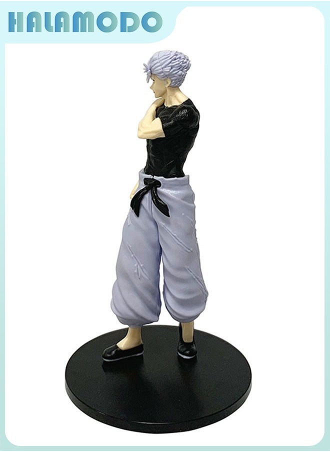 HALAMODO Jujutsu Kaisen Exquisitely Crafted 17.5cm Standing Gojo Satoru in Season 3 Anime Model for Desktop Decoration  - Image 4