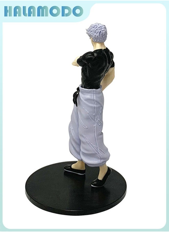 HALAMODO Jujutsu Kaisen Exquisitely Crafted 17.5cm Standing Gojo Satoru in Season 3 Anime Model for Desktop Decoration  - Image 5
