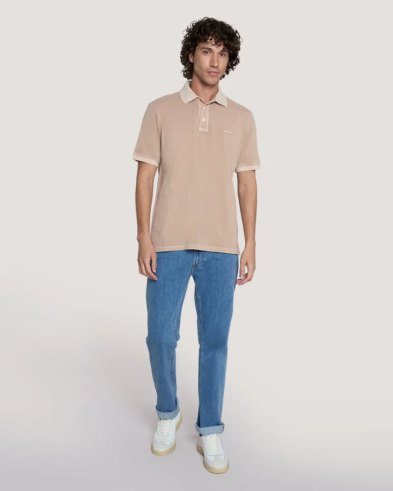 GANT Gant Sunfaded Piqué Polo Shirt